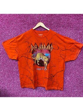 Def Leppard High And Dry Tye Dye Tshirt size 2XL